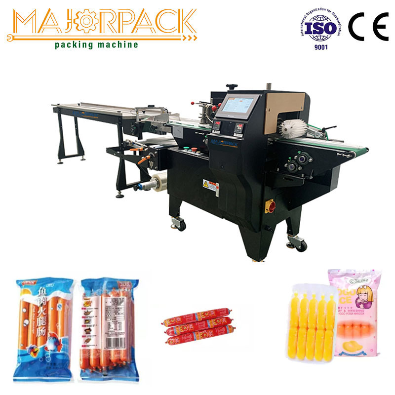 Multi product multi sachet Secondary packaging flow packaging machine